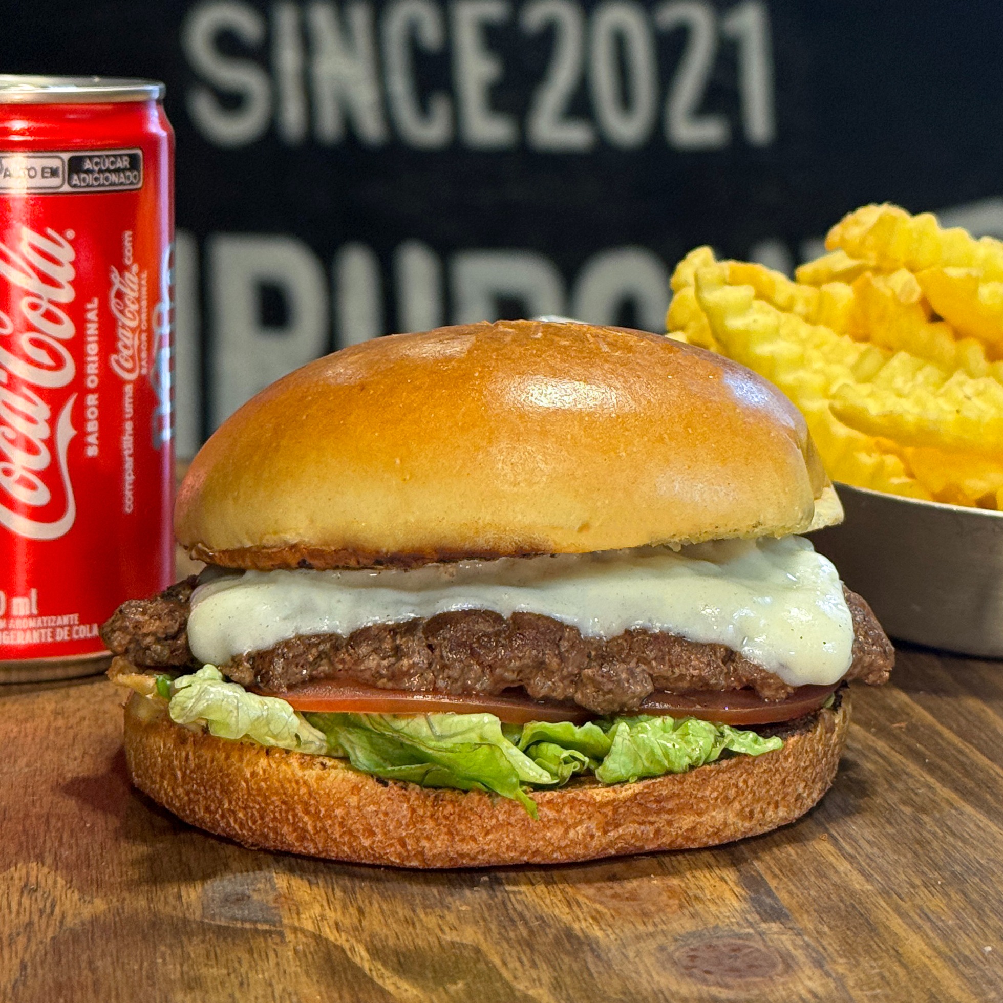 Combo: Smash Salada + Batata + Bebida