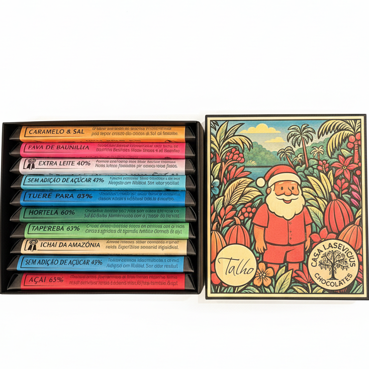 CAIXA CHOCOLATE CASALASEVICIUS C/10 UNIDADES