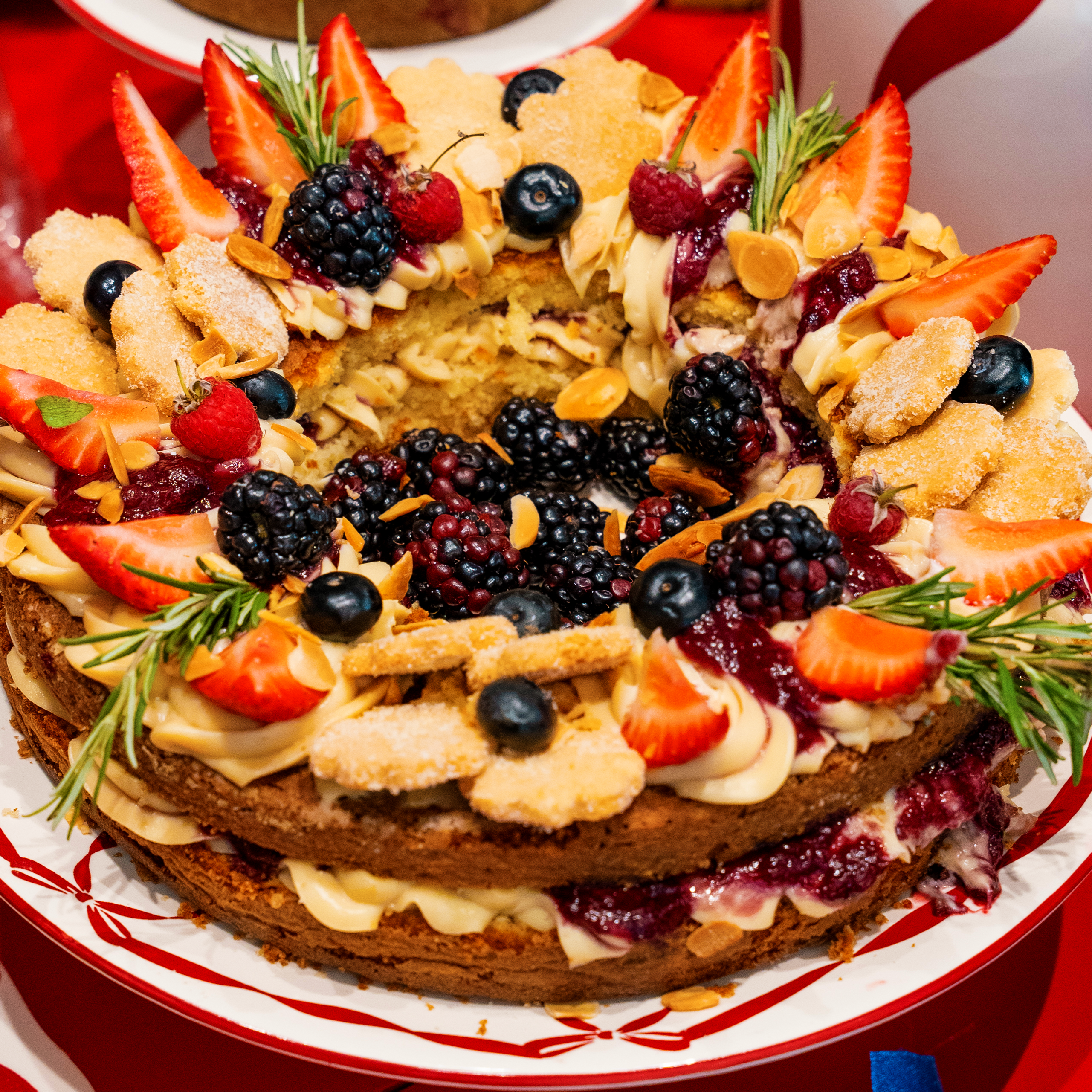 Guirlanda de Frutas Vermelhas