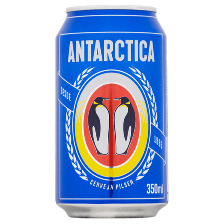 Cerveja Antarctica, Pilsen, 350ml, Lata