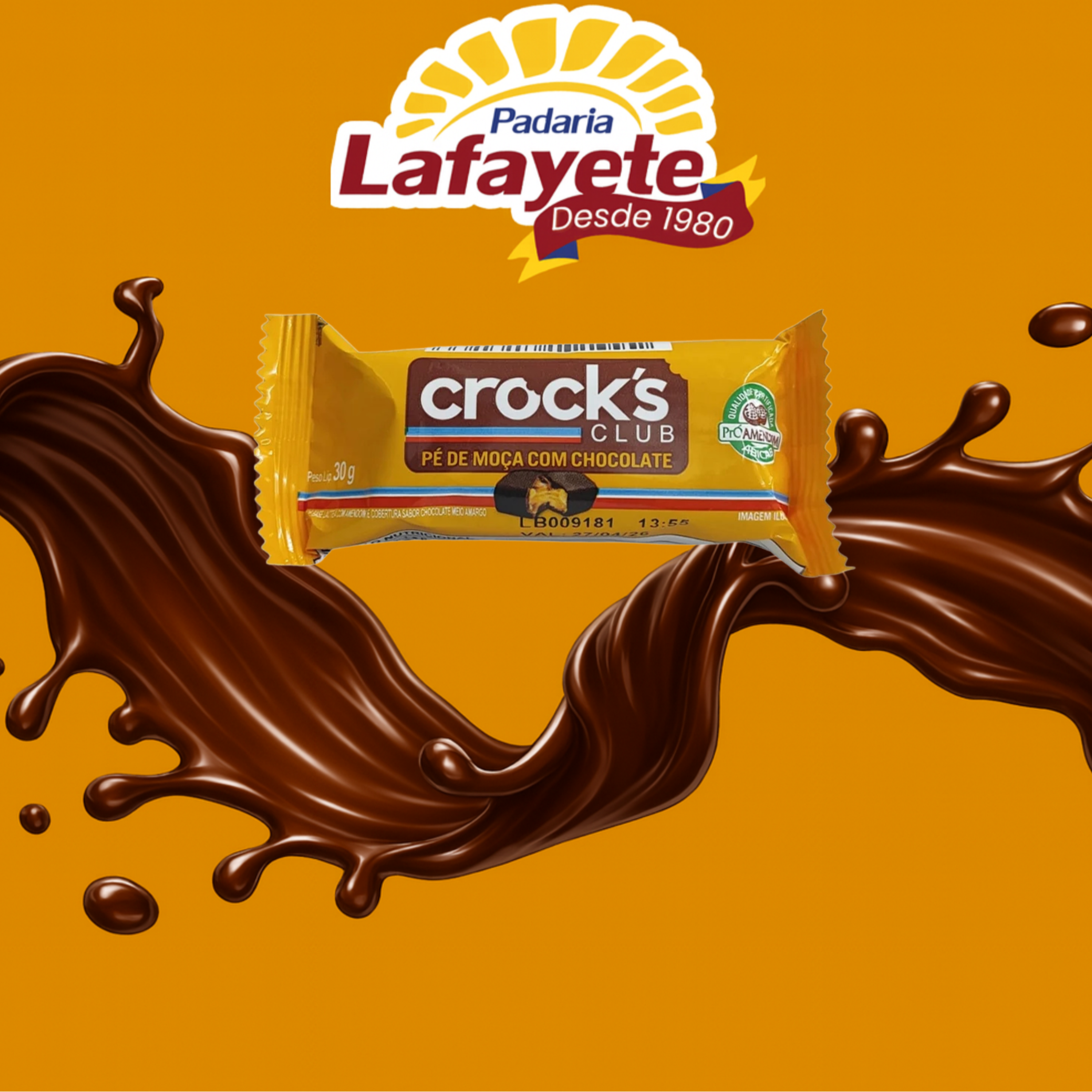 Pé de Moça com Chocolate – Crocks Club 30g