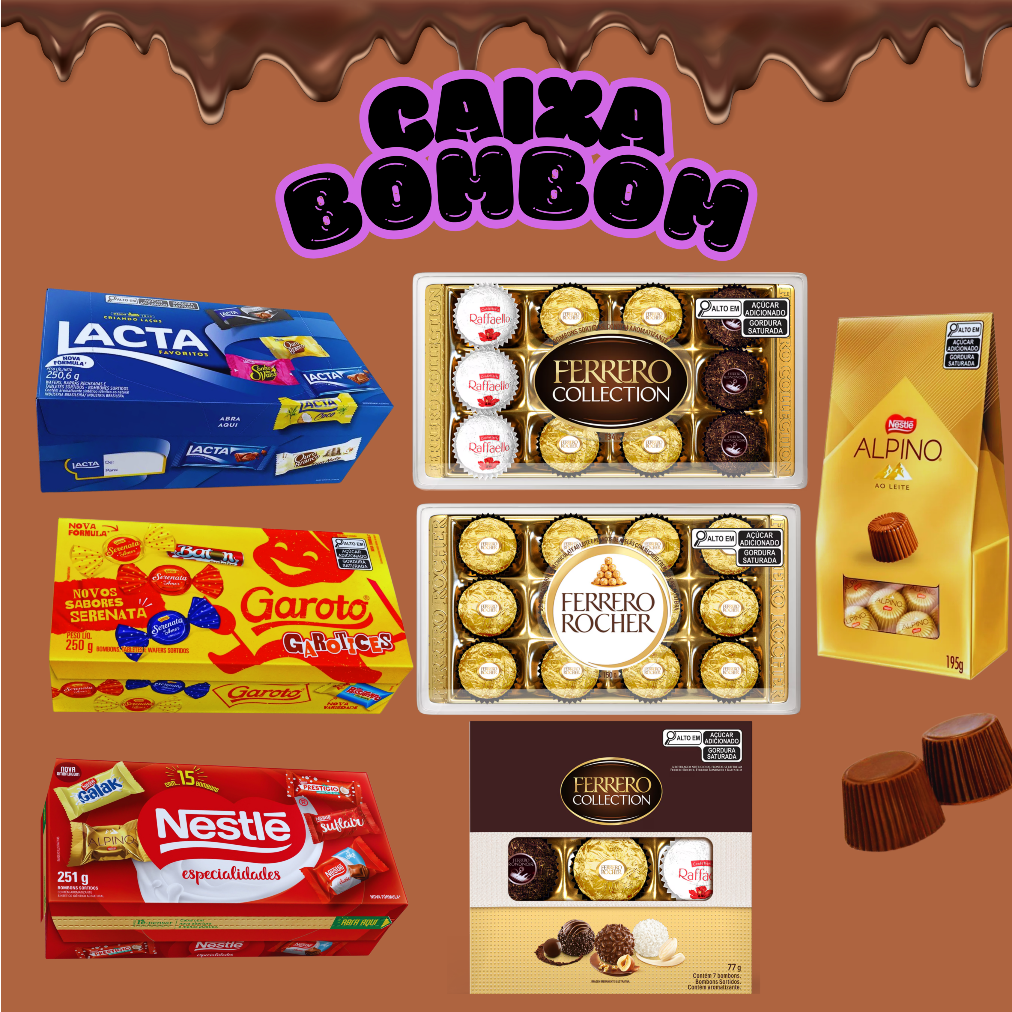 🍫✨ Caixas de Bombom – As Melhores Marcas Estão Aqui!