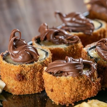 Hot Banana Roll c/ Chocolate - 20 un