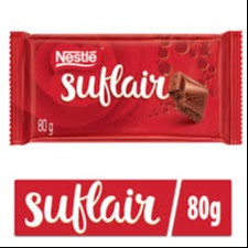 CHOC. AO LEITE SUFLAIR 80G