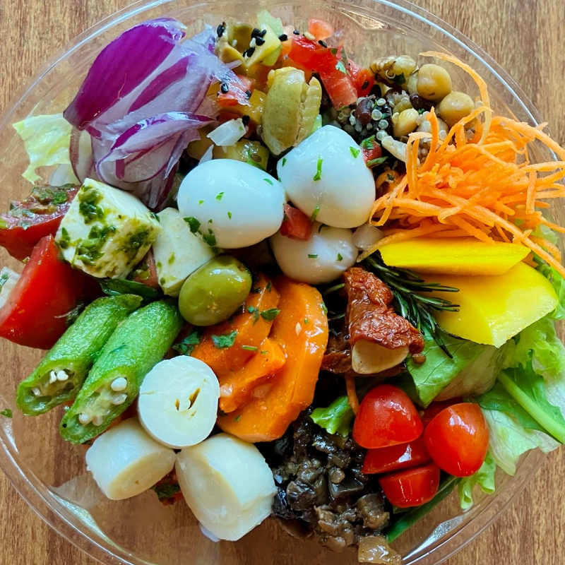 Buffet de saladas do Lilás