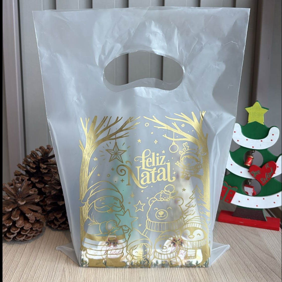 Sacolinha para mimos de Natal 