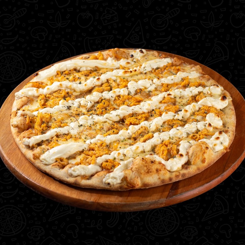 Pizza Giga Frango c/ Cream Cheese