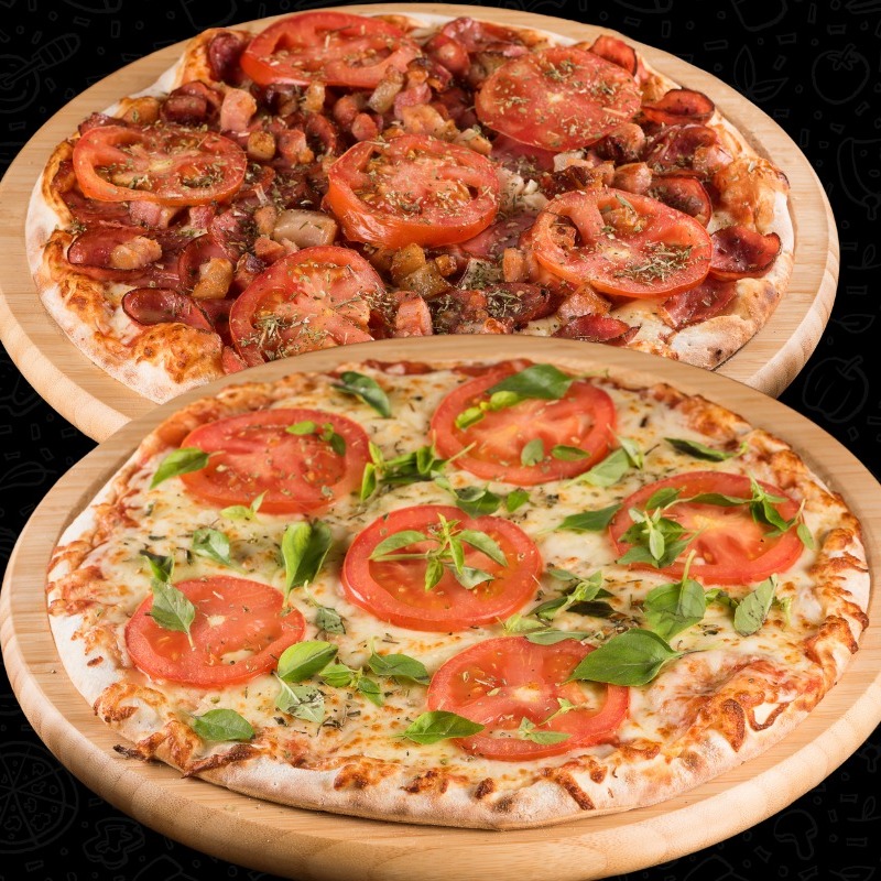 Giga Pizzaiolo + Giga Marguerita