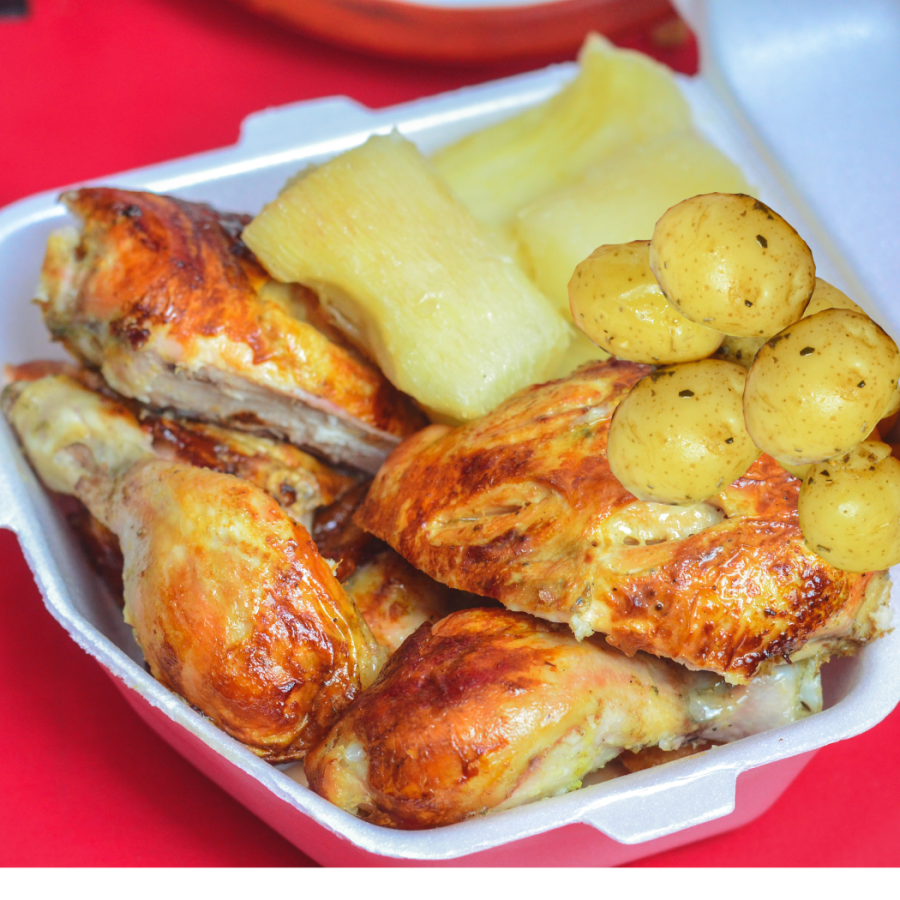 Frango com Batata e Aipim