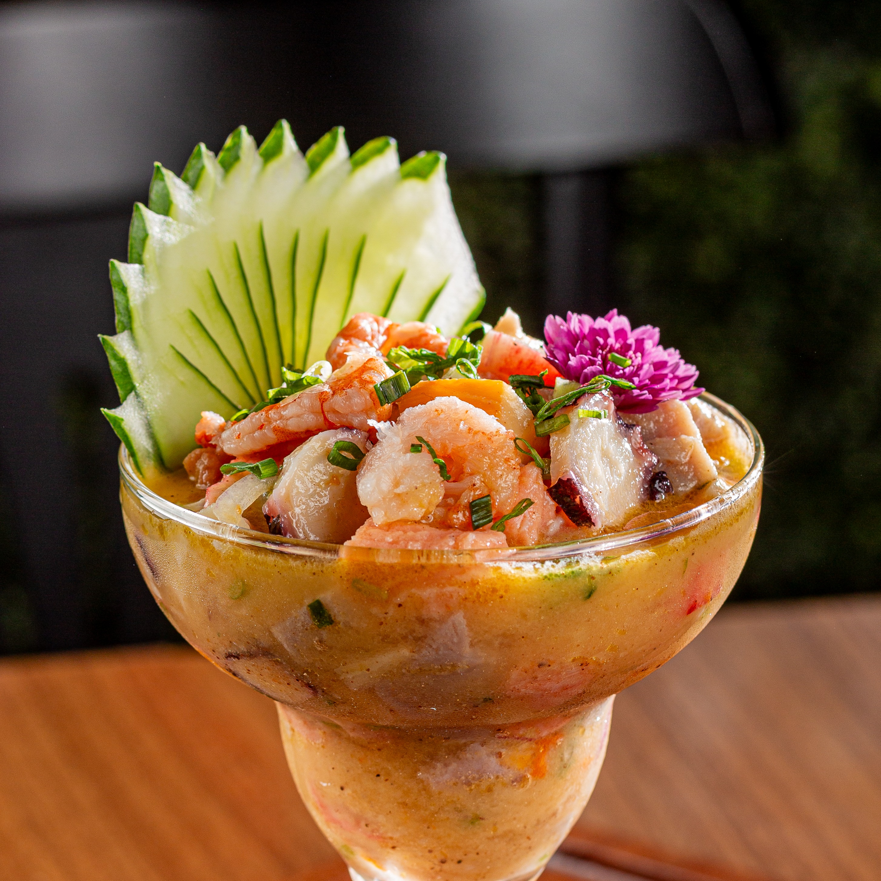 Ceviche (Salmao, Atum, Haddock, Kani e Polvo)