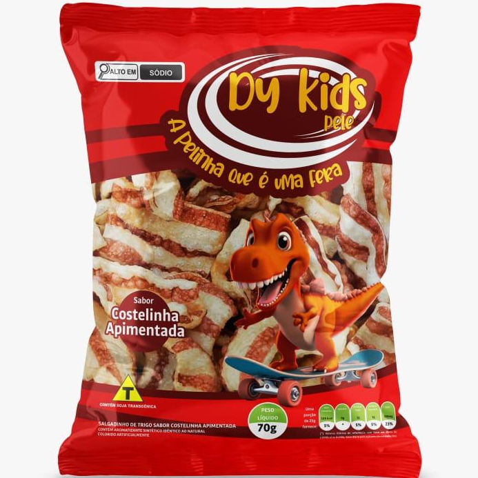 DY KIDS PELE SABOR COSTELINHA APIMENTADA 70G
