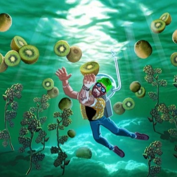 CHOPE SATÉLITE KIWISAT P.16 SOUR 4,5% ABV (1LITRO)