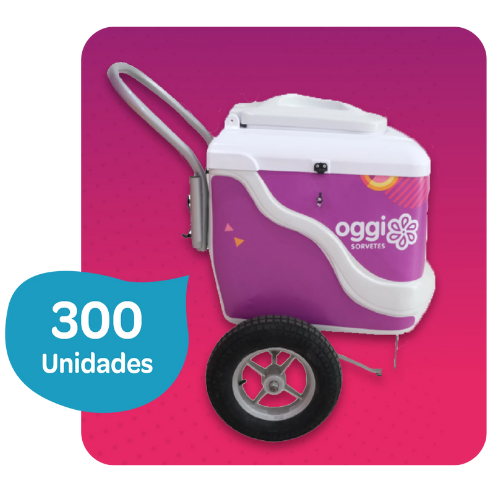 Carrinho de Picolé - 300 unidades