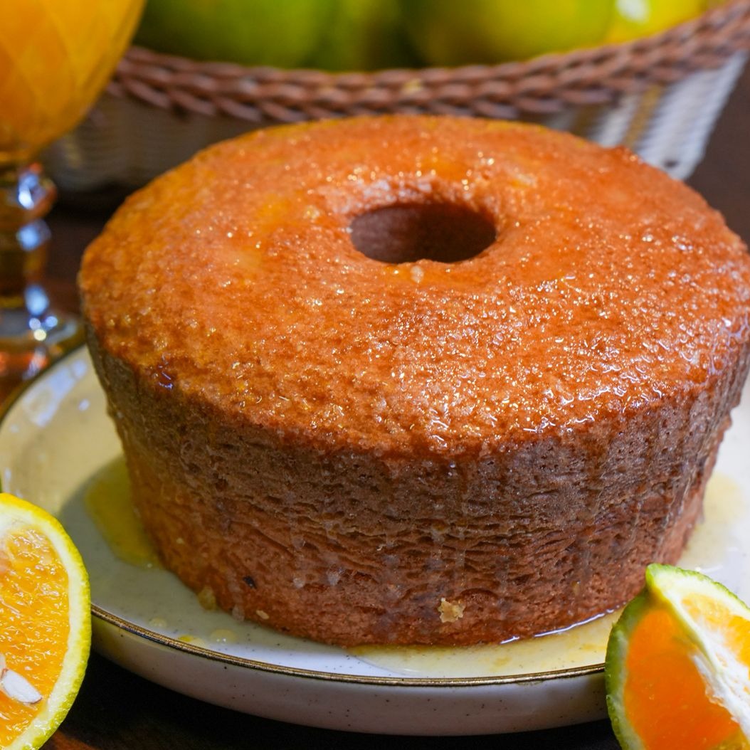 Bolo de Laranja com Casquinha