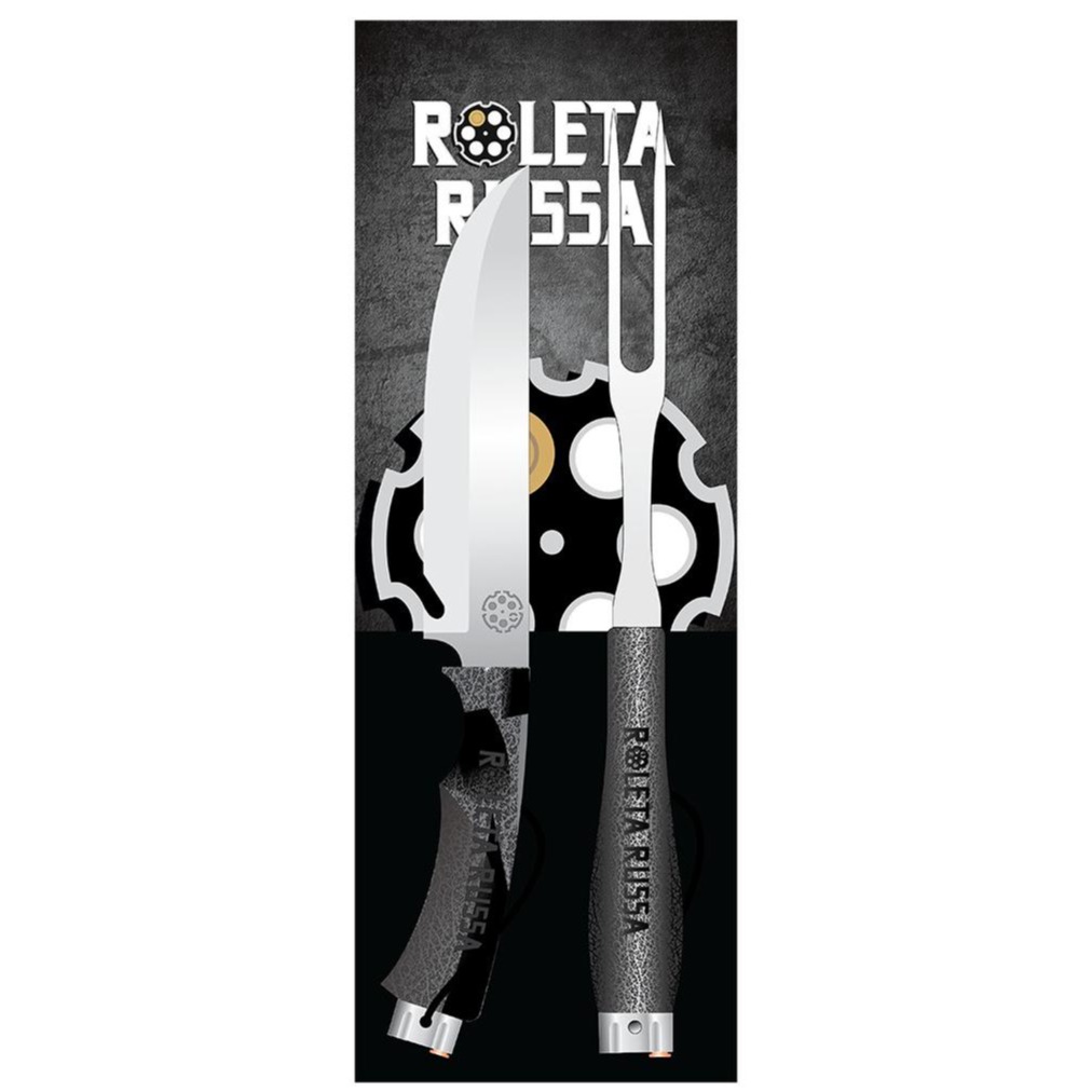 Kit Roleta Russa Faca Classic e Garfo