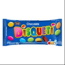 DISQUETI CHOCOLATE CONFEITOS 40G
