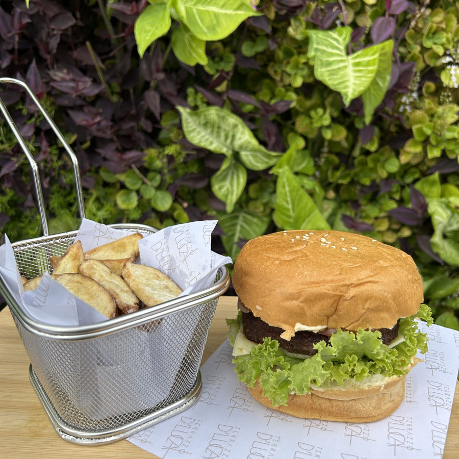 Hamburguer + Batata Palito