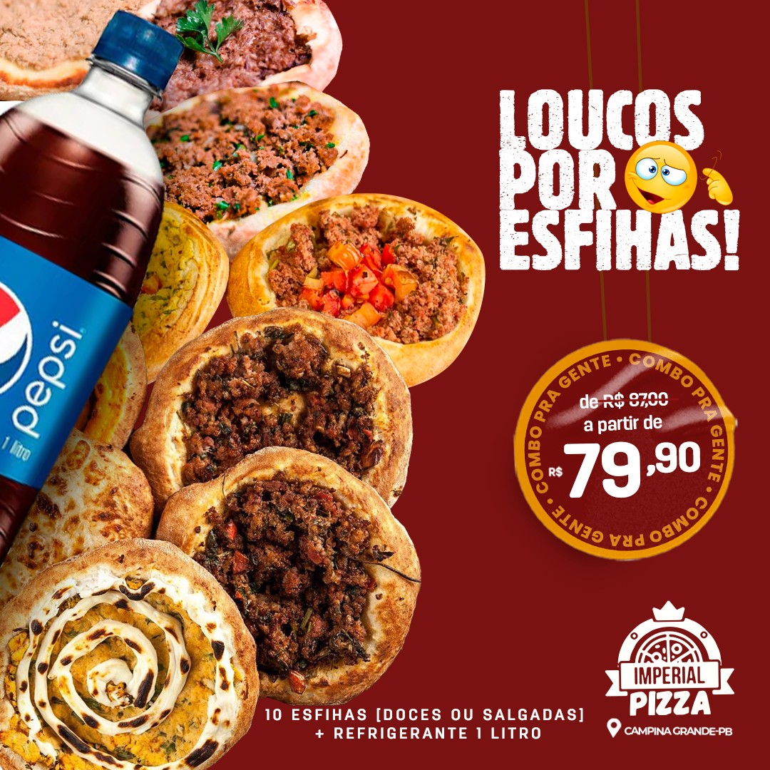⭐ Combo "LOUCOS POR ESFIHAS!"