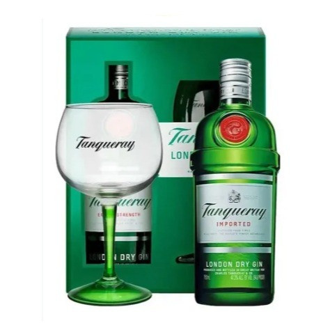 KIT GIN TANQUERAY 750ML+ TAÇA OFICIAL