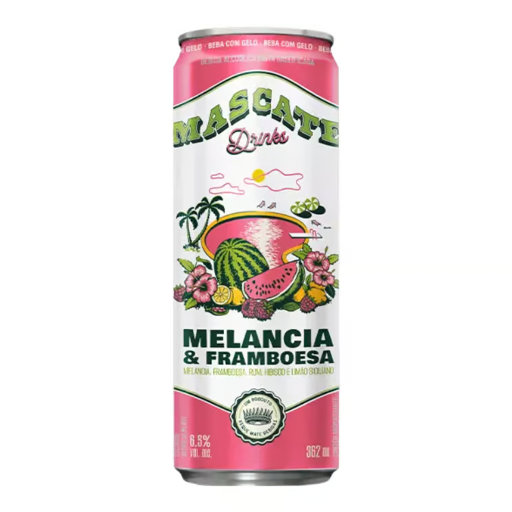 Drink Mascate Melancia e Framboesa 362ml