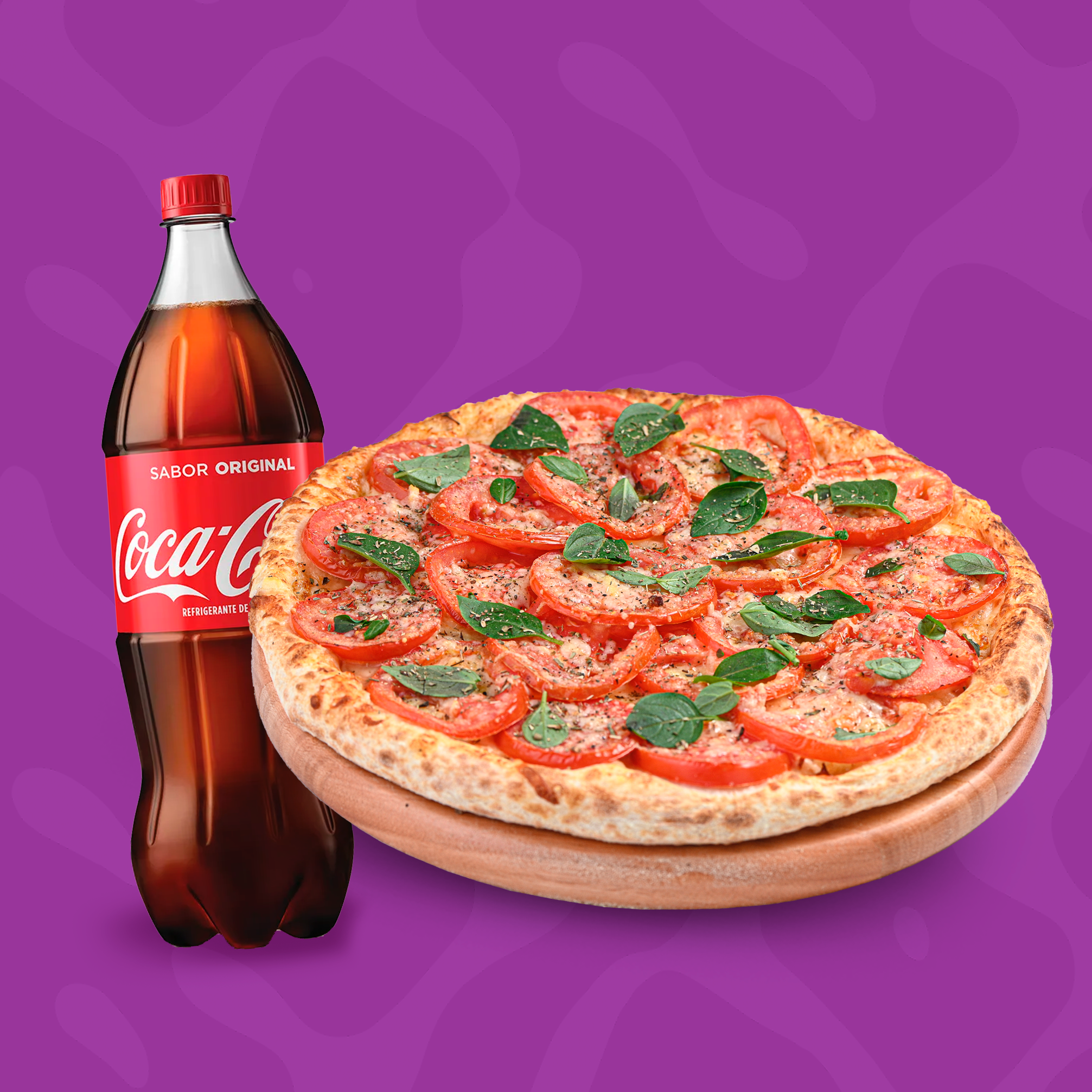 Pizza Média Salgada (30cm) + Refri 1,5l