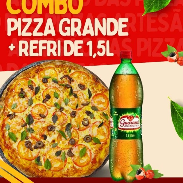 Pizza Grande + 1 Guaraná 1 Lt 