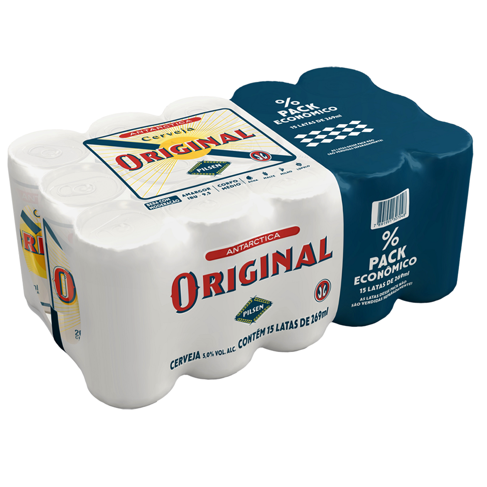 Pack cerveja Original lata 15x269ml