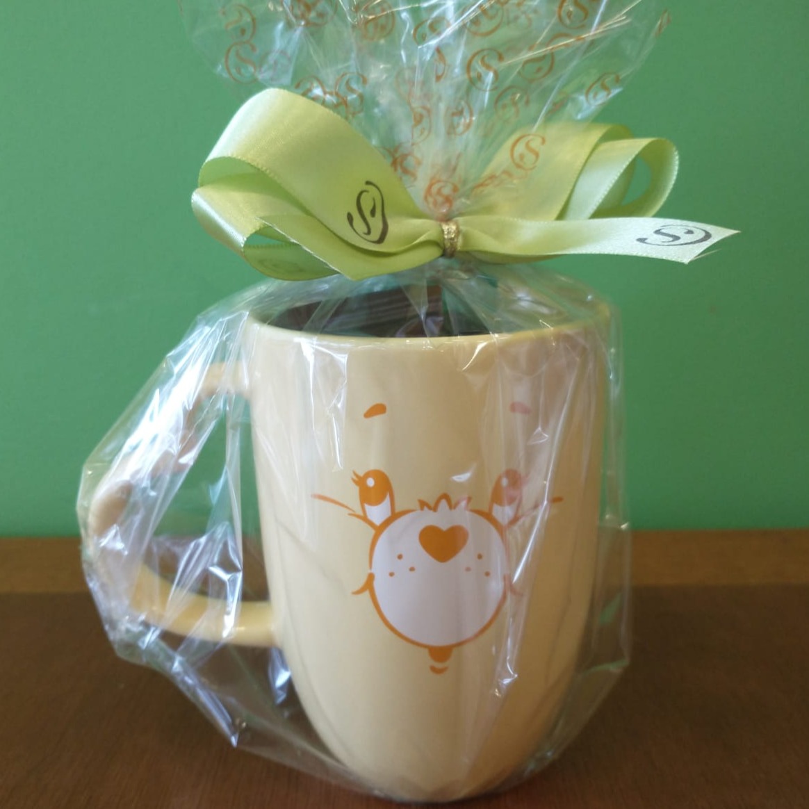 Caneca Ursinho Amarelo - Cód 12