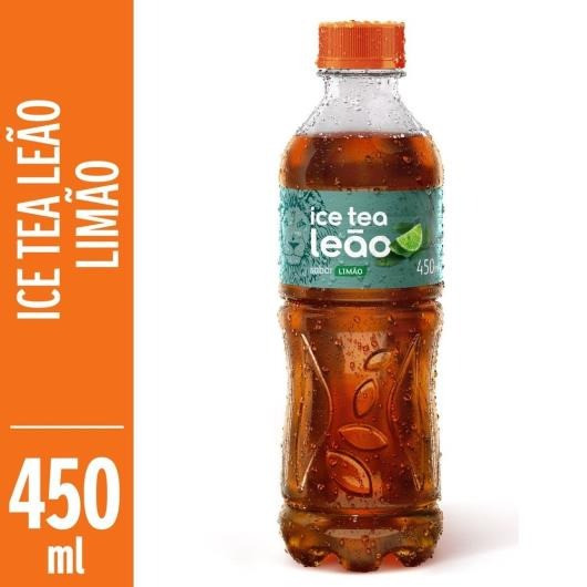 CHÁ PRETO ICE TEA LIMÃO LEÃO ZERO AÇÚCAR 450 ML