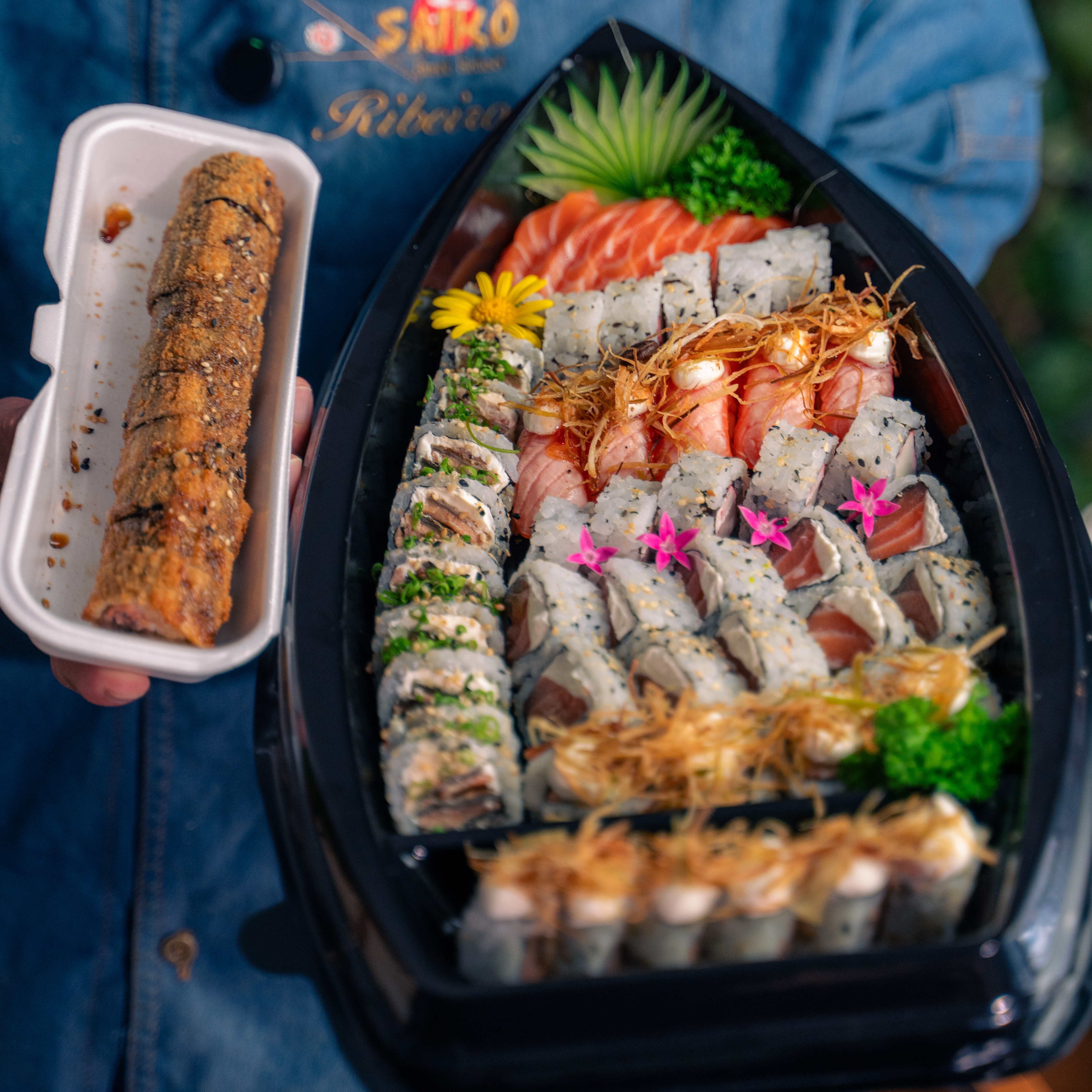 ✅ Barca Saikô Gold (50 peças + 10 hots)