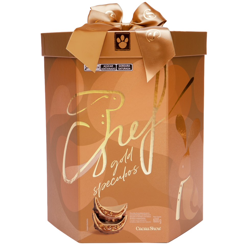 Ovo Recheado do Chef Gold Speculoos 600g