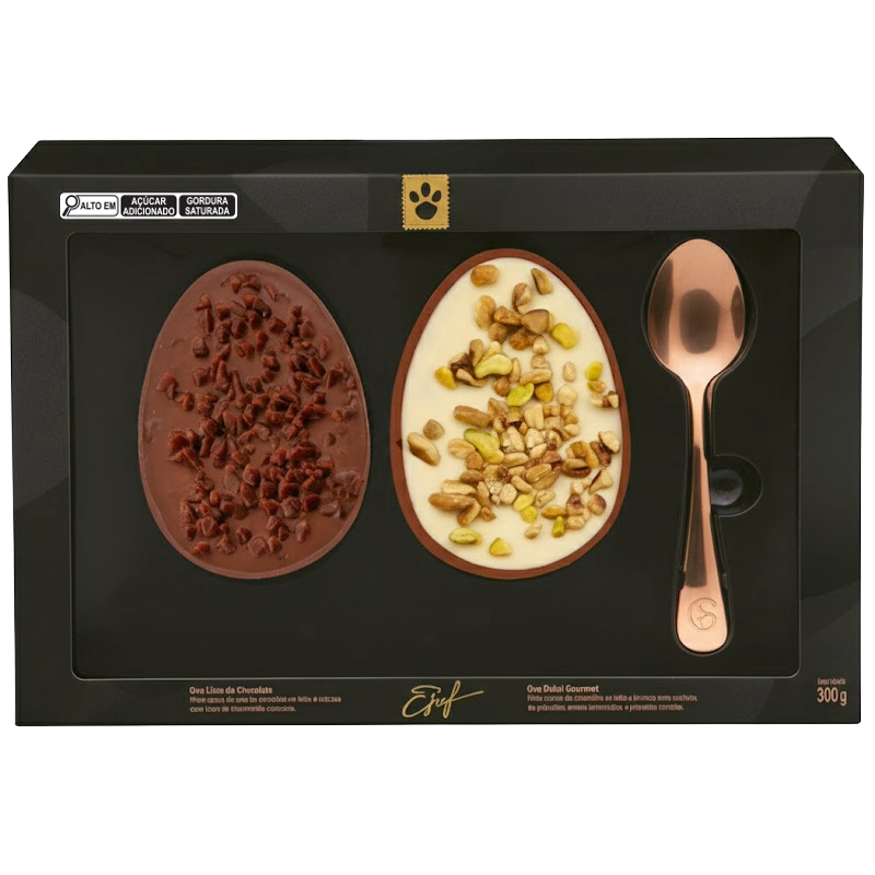 Ovo de Páscoa de Colher Duo Do Chef 300g