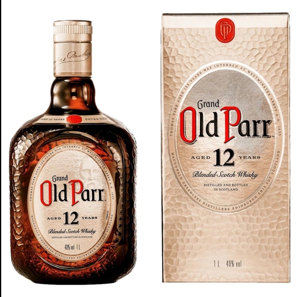 Whisky Old Parr 12 nos 1 litro 
