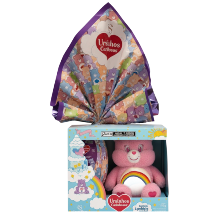 Ovo Pelúcia Ursinhos Animadinha 170g