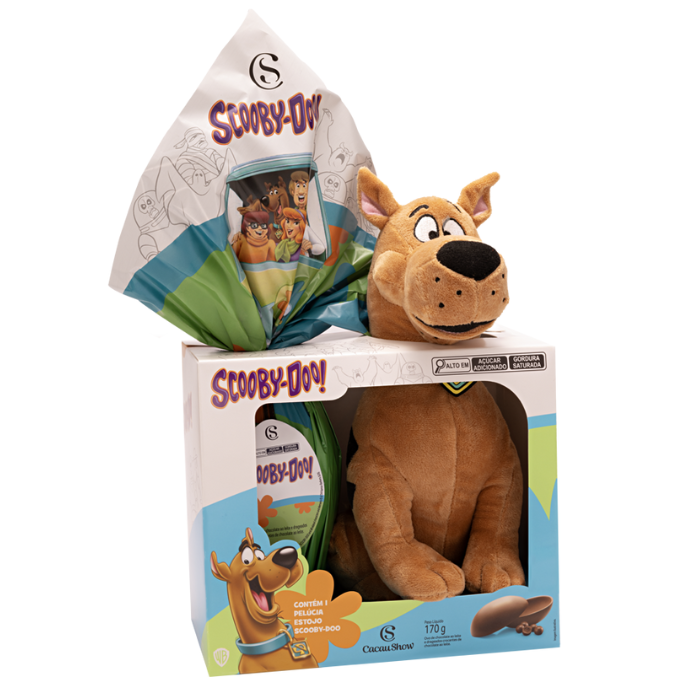 Ovo Pelúcia Estojo Scooby-Doo 170g