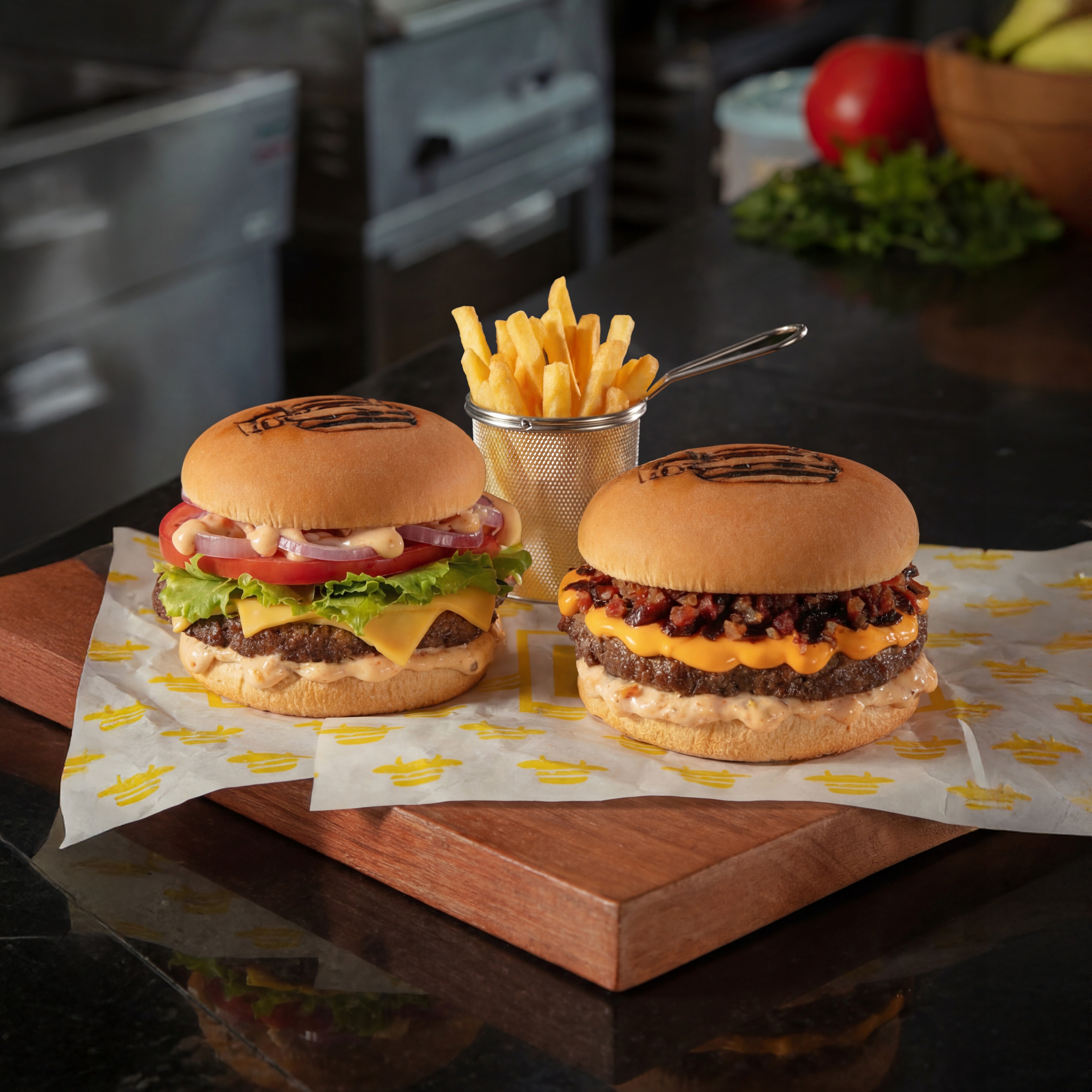 2 Burguers + 1 Batata