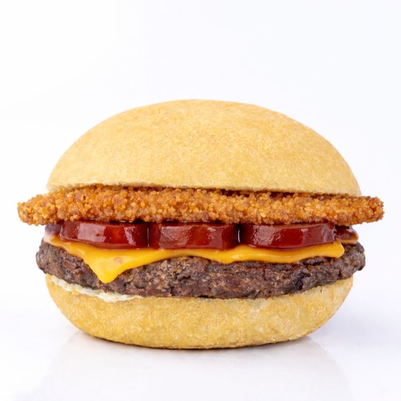 Simples Bacon Empanado e Goiabada