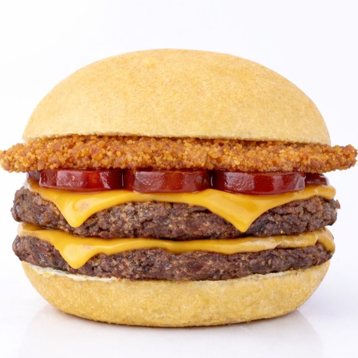 Duplo Bacon Empanado e Goiabada