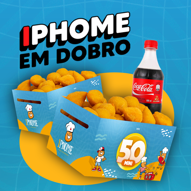 50Mini - Mini Salgados + 1 Refri 600ml - GANHE! 50Mini - Mini Salgados