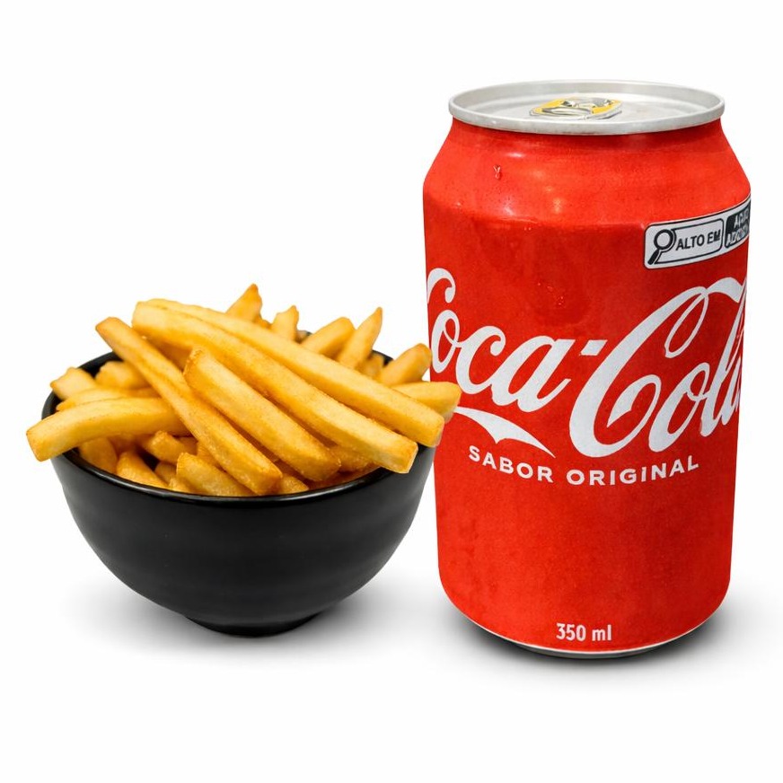 Mini Fritas + Coca Cola 
