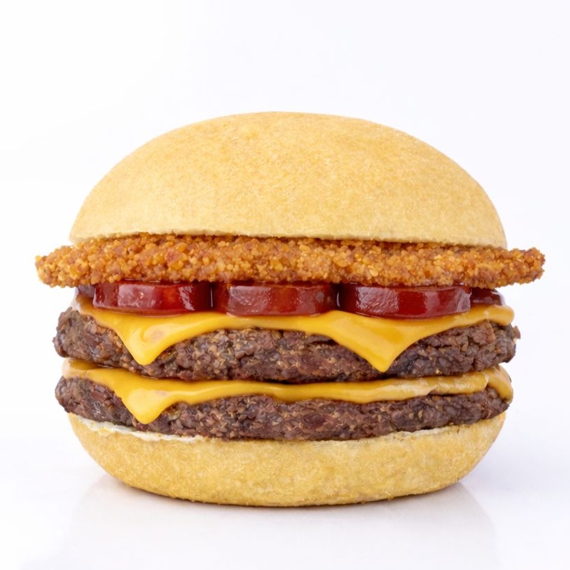 Duplo Bacon Empanado e Goiabada