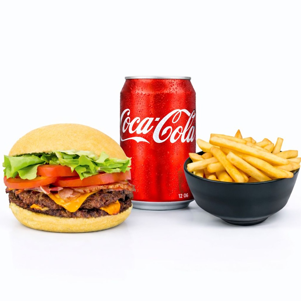 Duplo Tradicional + Fritas + Coca 