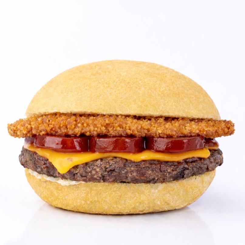 Simples Bacon Empanado e Goiabada