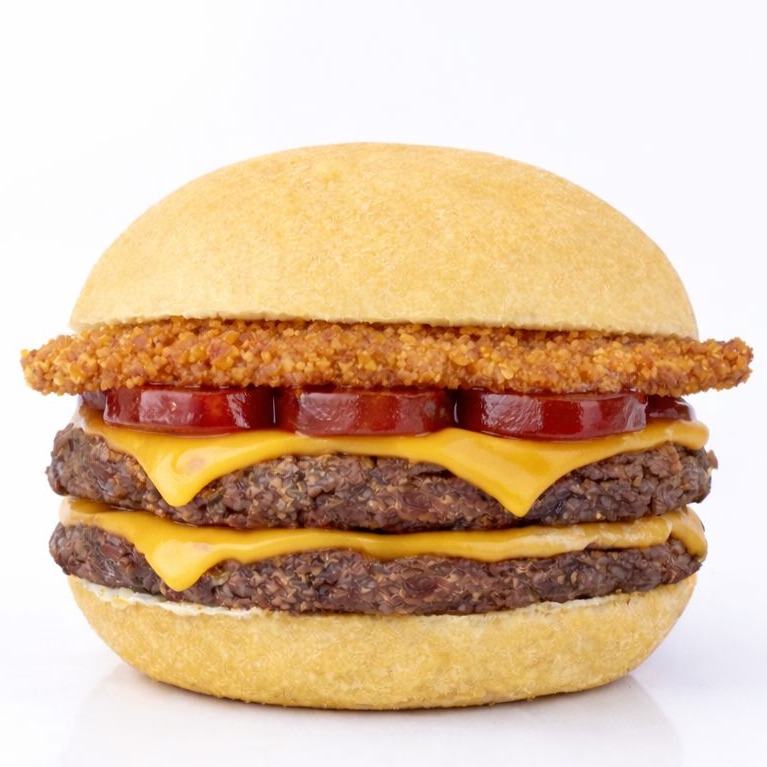 Duplo Bacon Empanado e Goiabada