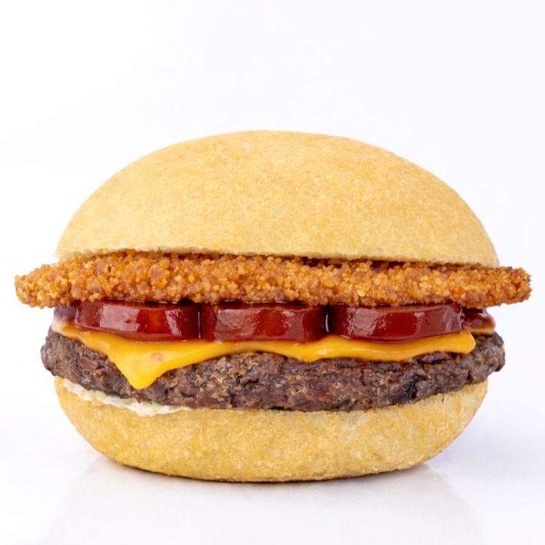 Simples Bacon Empanado e Goiabada