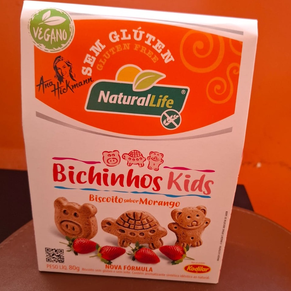 BICHINHO KIDS SABOR MORANGO (NATURAL LIFE) - 80G