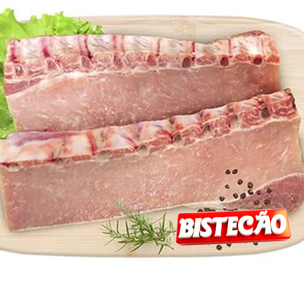 500g COSTELINHA DO LOMBO SUÍNA