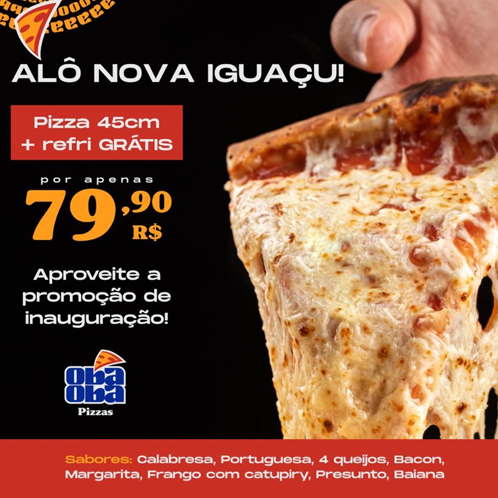 Combo Pizza 45cm  + Refrigerante
