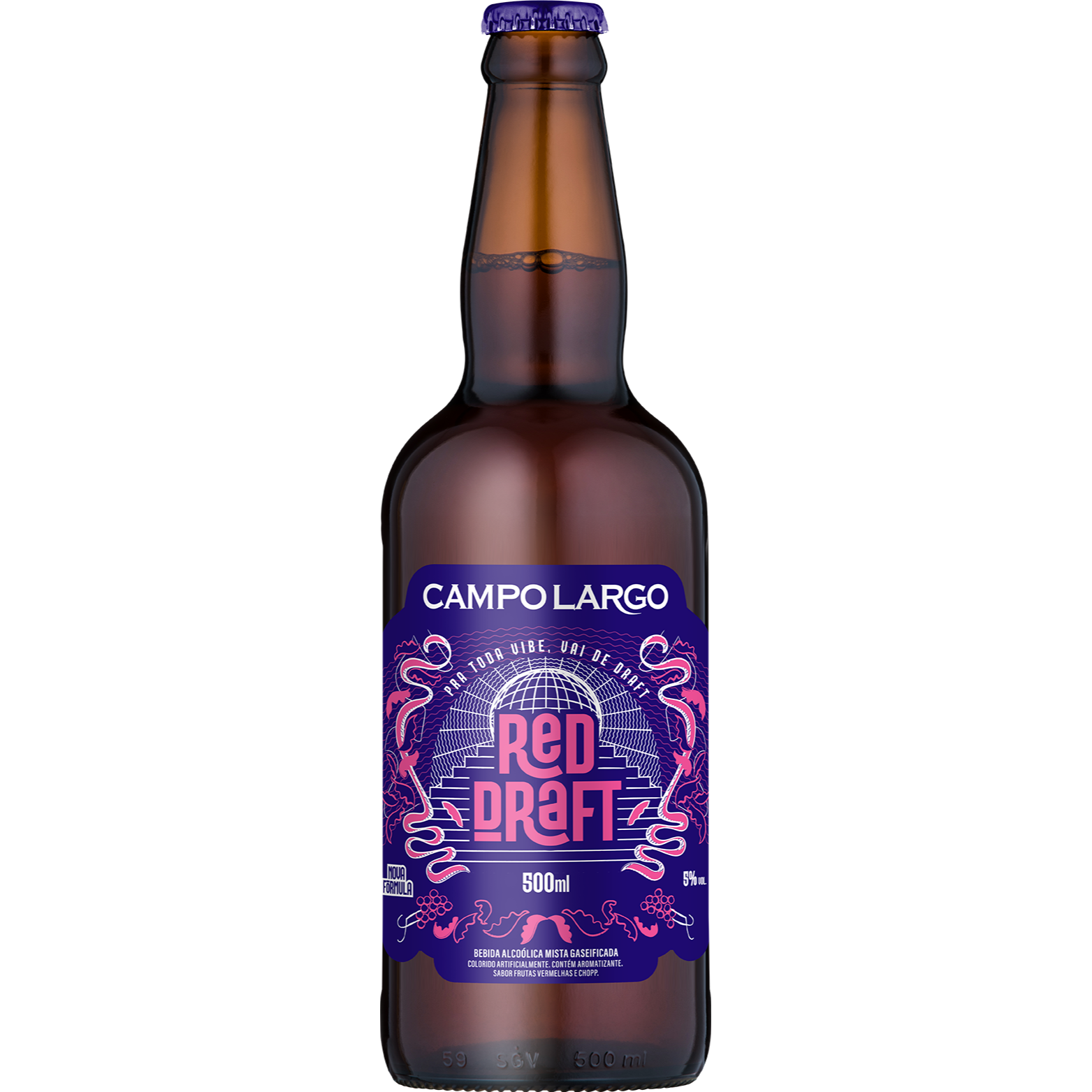 Chopp de vinho Campo Largo  Red Draft 500ML