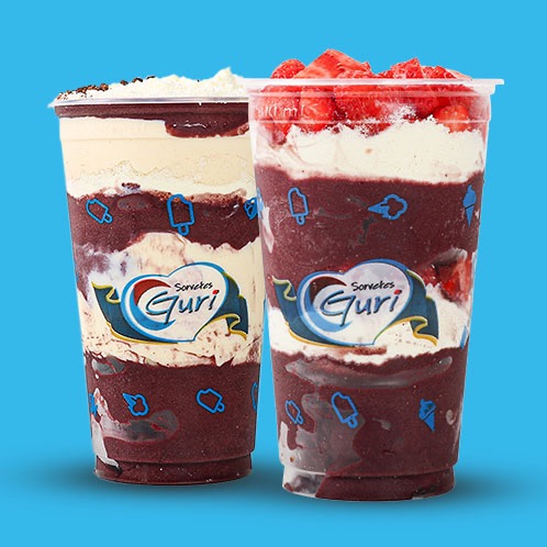 COMBO DOIS COPOS DE AÇAÍ 300 ML